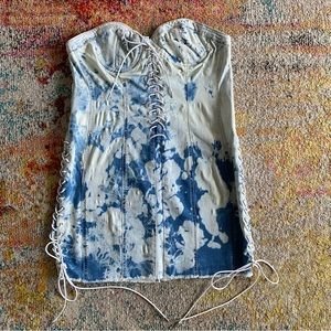 Dolls Kill, Denim, XXL, Mini Dress.